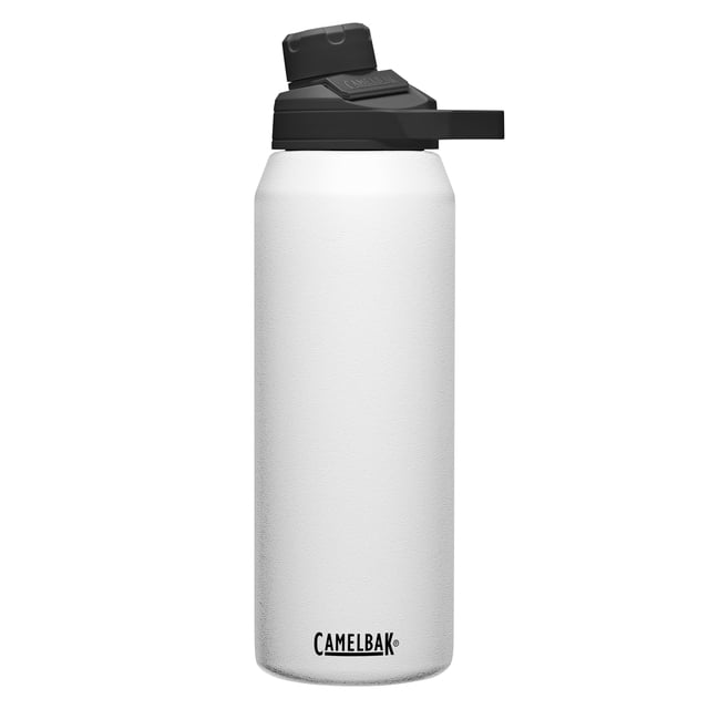 CamelBak Chute Mag Botella de agua de acero inoxidable con aislamiento al vacío, 32 oz, color blanco