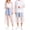 White, variant on Rain Ponchos for Adults Reusable (2 Pack), Waterproof EVA Raincoats with Hood & Drawstring for Women & Men