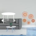 thumbnail image 2 of Mesa Auxiliar Acrílica Con Arte Mural De Ratán Tejido. Mesita De Noche Compacta Para Sala De Estar, Dormitorio O Pasillo. Fácil Montaje. Decoración única Para El Hogar., 2 of 8