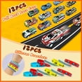 thumbnail image 2 of Set de obsequios para fiestas de cumpleaños con temática de coches de carreras VAMWOGO, 110 unidades, 2 of 6
