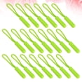 thumbnail image 4 of 20PCS Cylinder Head Zipper Puller Clothing Plastic Zipper Head Compact Zipper Pulling Rope Luggage Bag Zipper Head Tail Rope for Bag Clothing Use (Fluorescent Green), 4 of 8