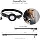 thumbnail image 3 of Airtag Cat Collar with Breakaway Bell, Reflective Adjustable Strap with Air Tag Case for Cat Kitten (Black), 3 of 5