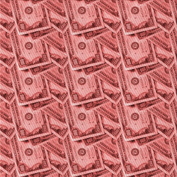 Ahgly Company Indoor Square Patterned Love Red Area Rugs, 8' Square