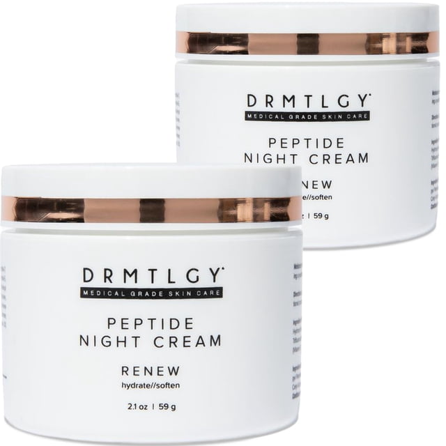 Crema hidratante facial con péptidos DRMTLGY, 60 ml, paquete de 2