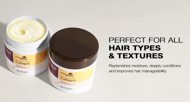 Karseell Collagen Hair Treatment Deep Repair Conditioning Argan Oil Collagen Hair Mask Essence for Dry Damaged Hair All Hair Types 16.90 oz 500ml