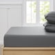 thumbnail image 3 of Sábana bajera ajustable Sweet Home Collection King Size de microfibra gris, 3 of 5