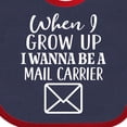 thumbnail image 4 of Inktastic Mail Carrier Future Postal Worker Boys or Girls Baby Bib, 4 of 4
