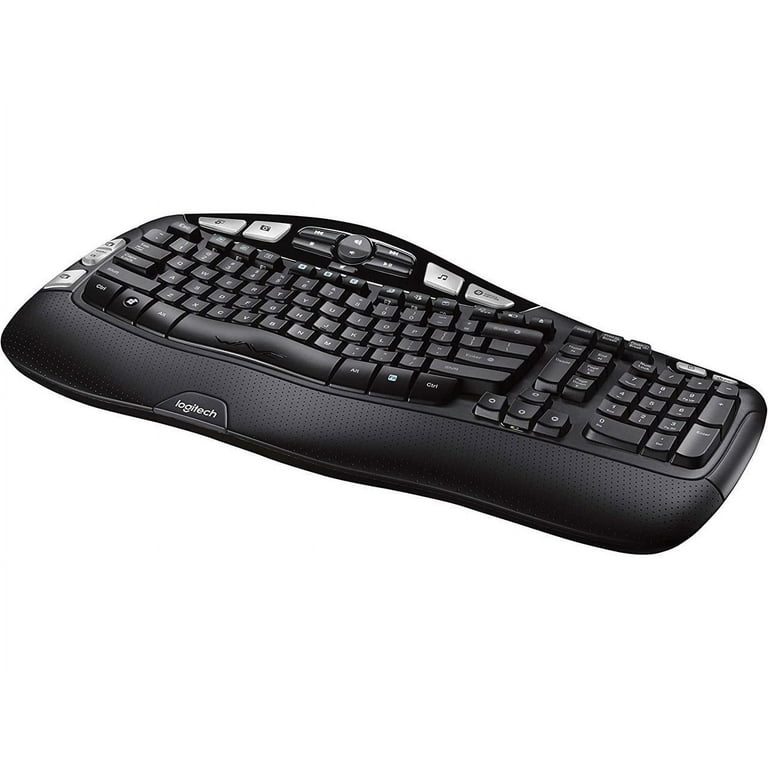 Logitech K350 Wireless Wave Ergonomic Keyboard with Unifying