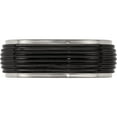 thumbnail image 4 of Titanium Black Ti Ribbed 8mm Band, 4 of 5