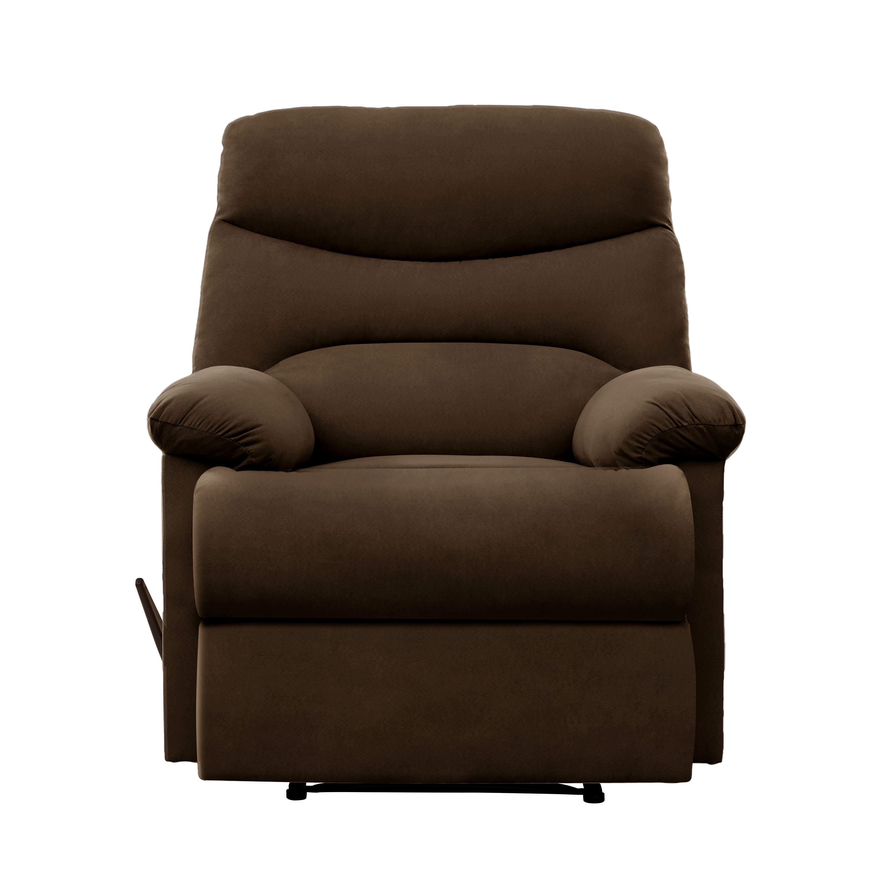 Homesvale Perie Wall Hugger Recliner Chair, Brown Microfiber