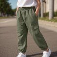 thumbnail image 2 of Hessimy Boys Hiking Cargo Pants Quick Dry Joggers Pull On 6-12 Months 12-24 Months 2T 3T 4T 5T 6T 7T 8T 9T Children(Green,4-5 Years), 2 of 6