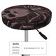 thumbnail image 4 of Balery Spider with Skull Fundas de asiento para taburete de bar redondo de tela de terciopelo ajustables que protegen de arañazos y manchas para sillas de 14 a 17 pulgadas.-14 inch, 4 of 7
