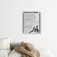 thumbnail image 4 of Funny Wrestling Life Lessons Canvas Print Decor Stay Courageous Under Pressure Art Wall Painting Posters 12X15 Modern Home Decoration (Framed)\u2026, 4 of 6