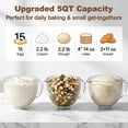 thumbnail image 6 of GVODE 5 Quart Glass Mixing Bowl for KitchenAid Tilt-Head Stand Mixers with Handle & Pour Spout, 6 of 8