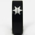thumbnail image 4 of Black Tungsten Sheriff Ring, 4 of 5