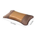 thumbnail image 3 of Hwkond Pillows Summer Rattan Pillow Woven Pillow Mat Wooden Bolster Elderly Pillow Wooden Neck Pillow Pillows For Rattan Bed Pillow Nap Japanese-Style Plastic Cushion on Clearance, 3 of 7