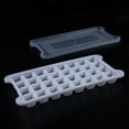 thumbnail image 6 of XEOVHV Ice Cube Tray, Stackable Ice Trays for Freezer with Lid and Bin, Easy Release 32 Nuggets Ice for Chilling Cocktails Whiskey Tea Coffee Cool Drinks, 6 of 6