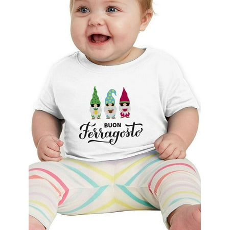 

Buon Ferragosto Cute Gnomes T-Shirt Infant -Image by Shutterstock 24 Months