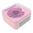 thumbnail image 1 of Wireless  Speaker, Small Record Player Night Light USB Rechargeable Desktop Wave Speaker for Bedroom Party, 1 of 7