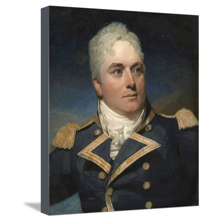 - A Portrait Miniature of Captain Alexander Skene Wearing Naval Uniform Stretched Canvas Print Wall Art By Andrew Robertson