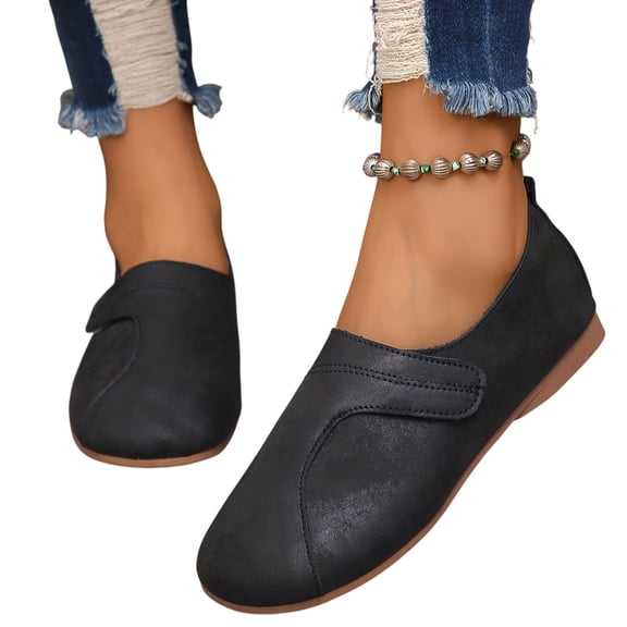 Willtoo Orthopedic Loafers Shoes For Women Orthopedic Faux Leather Loafers Dress Shoes For Women Lightweight Flats Casual Comfor