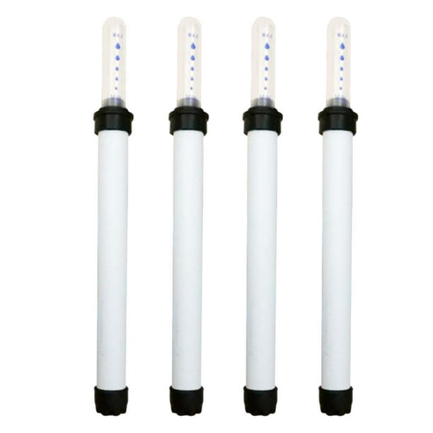 Medidor de humedad para de 4 piezas, indicador de nivel de agua, medidor de agua para de 22 cm