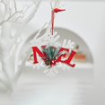 thumbnail image 1 of Fiudx Ofertas relámpago del día, solo en línea Mini árbol de Navidad de interior con muñeco de nieve, decoración colgante de madera para centros comerciales y jardines de infancia, 1 of 6