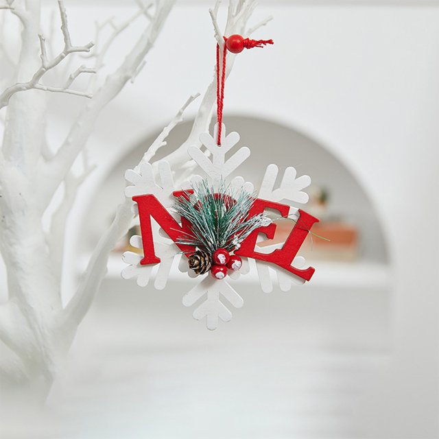 Fiudx Ofertas relámpago del día, solo en línea Mini árbol de Navidad de interior con muñeco de nieve, decoración colgante de madera para centros comerciales y jardines de infancia