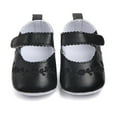 thumbnail image 5 of XFHLMJFF Baby Girls Sneakers Shoes Non Toddler PU Leather Soft Sole Baby Shoes 12 Months, 5 of 7
