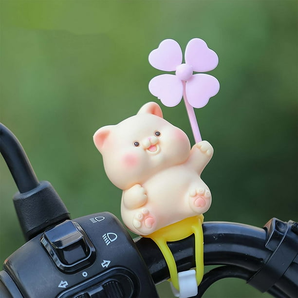 pstuiky Adorno creativo y adorable para bicicleta, muñeco con correa, decoración para motocicleta o bicicleta, regalo