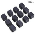thumbnail image 2 of FELTECHELECTR 12Pcs Chair Leg Floor Protectors Black Silicone Furniture Feet Covers for Edges 31 36mm, 2 of 8