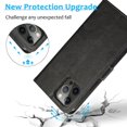 thumbnail image 4 of Funda tipo cartera de PU con tapa para iPhone 14 Pro, con cordón, ranuras para tarjetas, función atril, compatible con carga magnética, anticaídas y protección total., 4 of 5