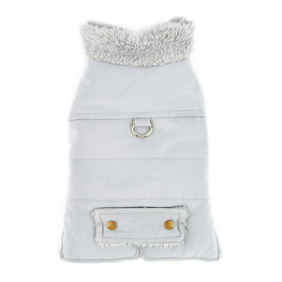 Pet Clothes Dog Jacket Coats for Small Dogs Lined Winter Apparel with Leash Ring Ideal for Cold Weather Chihuahua Poodle Accessories