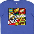 thumbnail image 4 of Inktastic My Grandma Loves Me Superhero Youth T-Shirt, 4 of 5