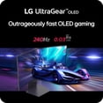 thumbnail image 4 of LG 39GS95QE Ultragear OLED Curved Gaming Monitor 39-Inch WQHD 800R 240Hz 0.03ms DisplayHDR True Black 400 AMD FreeSync Premium Pro NVIDIA G-Sync HDMI 2.1 DisplayPort Tilt/Height/Swivel Stand - Black, 4 of 5