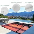 thumbnail image 4 of Fsddascl Summer Palm Tree Outdoor Rug for Patio/Deck/Porch, Non-Slip Large Area Rug 4 x 6 Ft, Sunset Ocean Botanical Leaf Indoor Outdoor Rugs Washable Area Rugs, Reversible Camping Rug Carpet Runner, 4 of 5