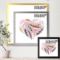 thumbnail image 4 of Designart 'Ethnic Feather In Heart Shape' Bohemian & Eclectic Framed Art Print, 4 of 4