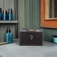 thumbnail image 4 of UPOUART Desktop Jewelry Storage Box Black Wooden Privacy Protection For Home Decor 1Set, 4 of 8