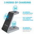 thumbnail image 2 of Aduro PowerUp Trinity Pro 3 in 1 Wireless Charging Station for Apple Products Qi Fast Charging Dock for iWatch, Airpods, iPhone Black, 2 of 8