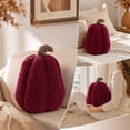 thumbnail image 4 of Halloween Pumpkin Plush Pillow – Soft Stuffed Pumpkin Cushion with Cheerful Face, Cotton Lumbar Support Throw Pillow for Sofa, Bed, Chair & Room, Cute Fall Harvest Decorative Gift, 4 of 6