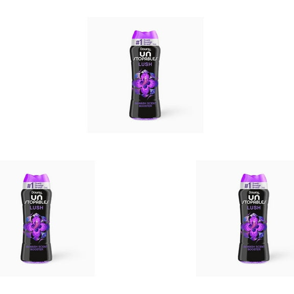 Downy Unstopables Lush In-Wash Scent Booster( 5 oz x 3 )– 3 Pack bottles