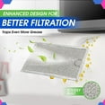 thumbnail image 4 of NATEFEMIN 2 Pack Microwave Oven Grease Filter for GE LG Kenmore Frigidaire 100% Tested Easy to Use WB06X10309, 4 of 9