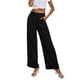 thumbnail image 1 of Pantalones largos de salón, pantalones de pierna ancha para mujer, pantalones casuales de cintura alta, pantalones de pierna ancha, alta capacidad, 1 of 6