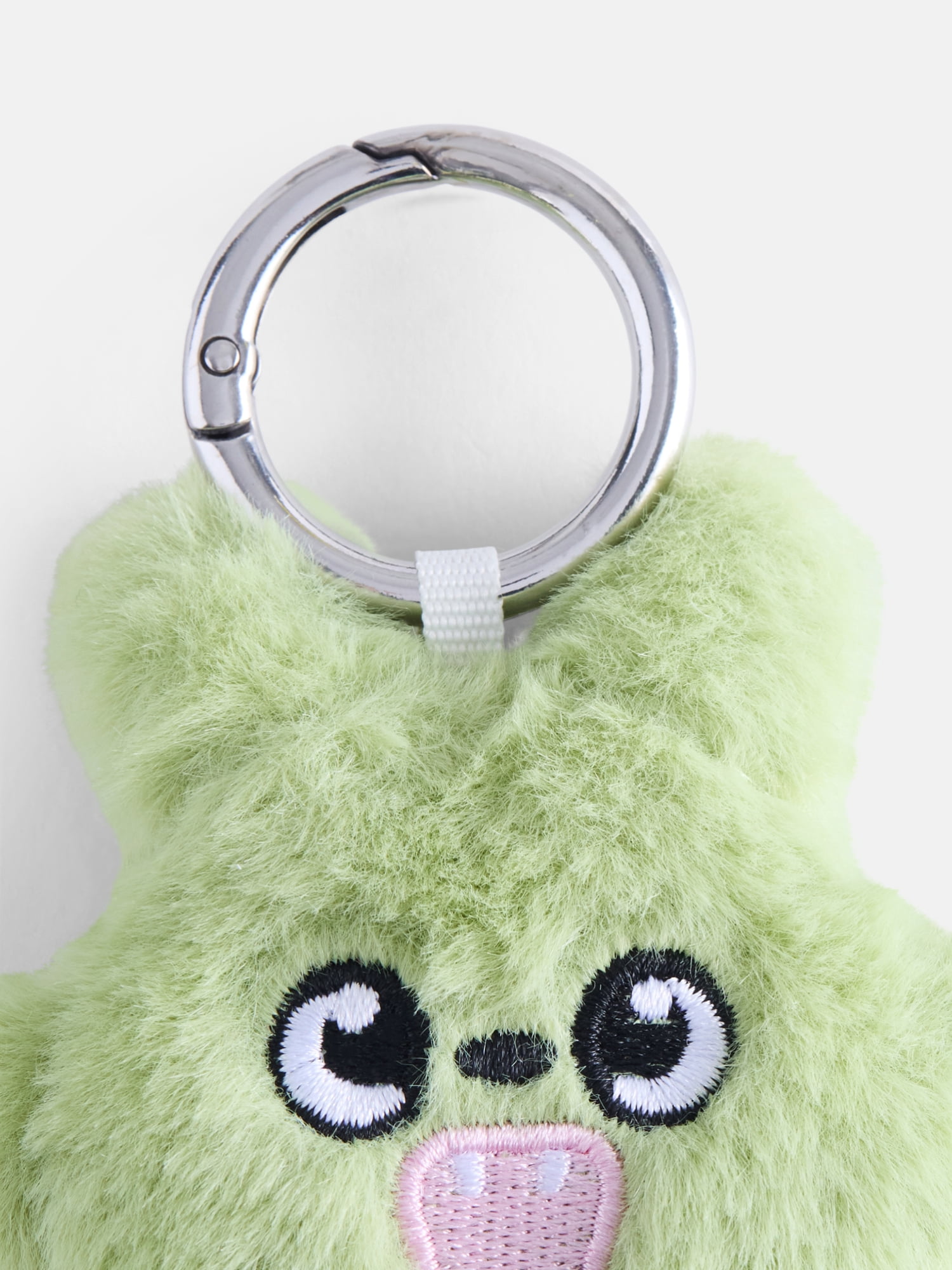 Weekend Academy Girls Bag Charm, Green Monster