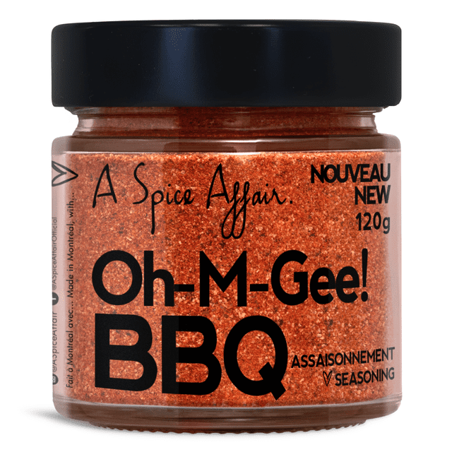 Oh-M-Gee Assaisonnement BBQ A Spice Affair, Pot de 120 g (4,2 oz)
