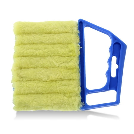 

Jygee Blind Brush Microfiber Washable Air Conditioner Louvered Curtains Window Detachable Debris Handheld Cleaning Tool Accessories Blue