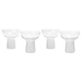 thumbnail image 3 of Dottie Clear White Dots Cocktail Glass - Set of 4, 3 of 4