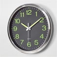 thumbnail image 1 of Reloj de pared AERFAS con luz nocturna de 30 cm de diámetro, silencioso, no hace tictac, 1 of 6