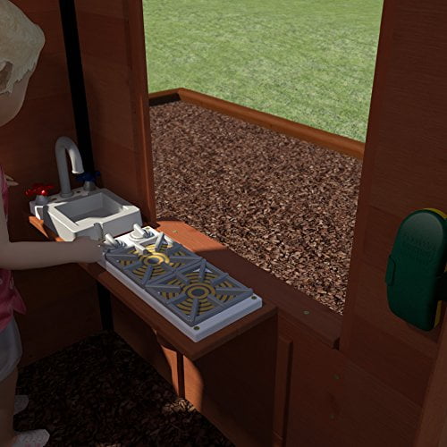 backyard discovery timberlake all cedar playhouse