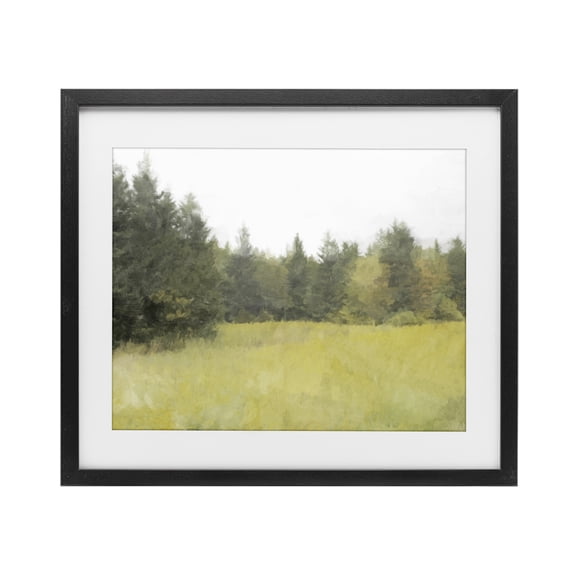Stupell Industries Rustic Lodge The Forest's Vast Clearing Black Framed Print Under Glass, 16 x 13, by Kim Curinga